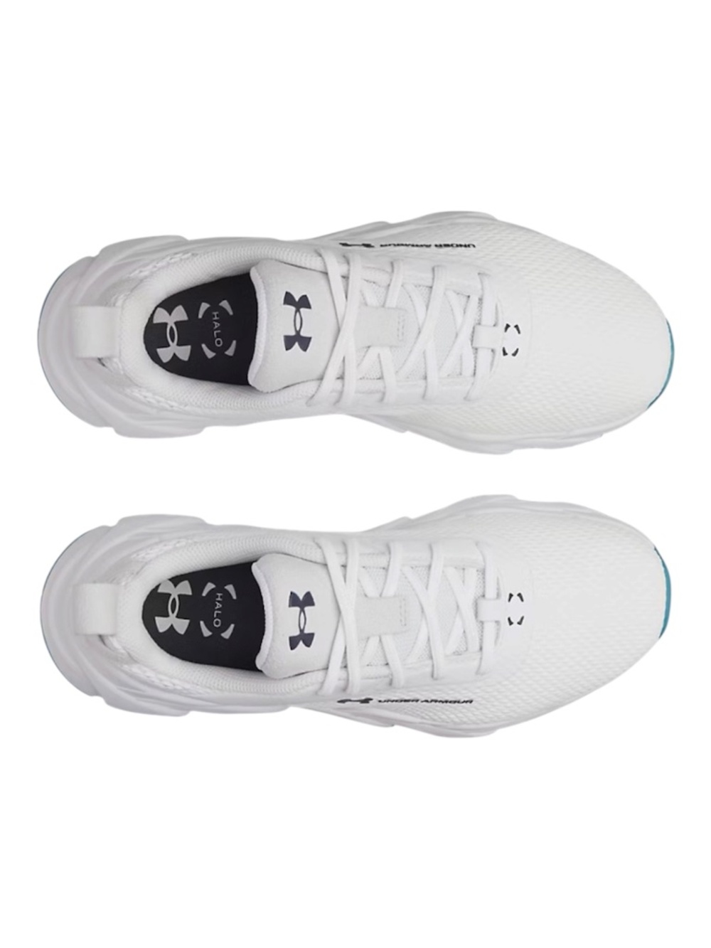 NWB-UNDER ARMOUR HALO HYBRID SPIKELESS GOLF/ WOMEN'S SHOES/ WHITE-WHITE/ SIZE 8 - Picture 5 of 9